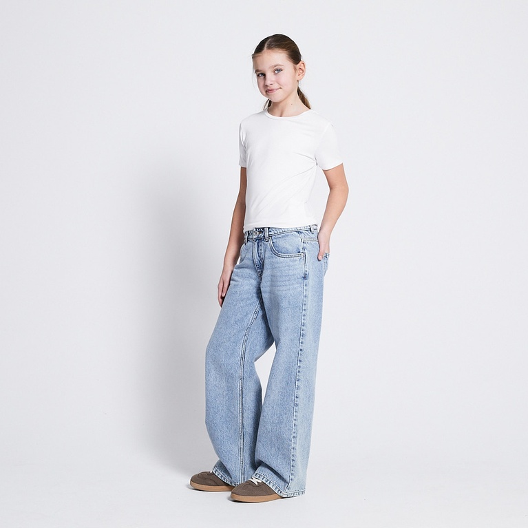 Low waist wide jeans "Low rider star" Light used